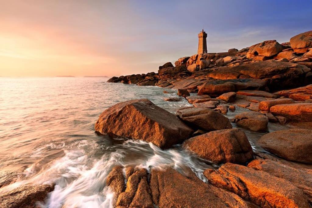 Maison - Villa Bord De Mer, Cote De Granit Rose Perros-Guirec Exterior photo